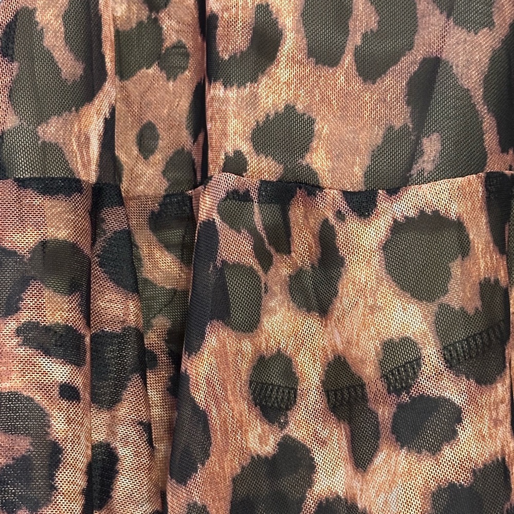 Leopard print chemise lingerie - Picture 11 of 12